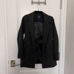 Abercrombie Coat / Blazer Dark Grey